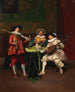 Het recital - Adolphe Alexandre Lesrel — weergave van het kunstwerk