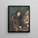 Zelfportret - Adolphe Hastrel de Rivedoux — ingelijst kunstwerk aan de muur