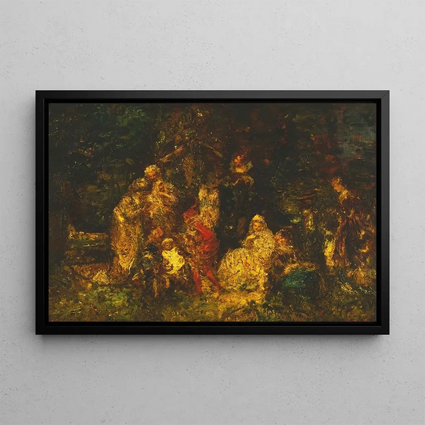 Zoals u het wilt - Adolphe Monticelli — ingelijst kunstwerk aan de muur