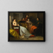 Gesprek na het diner - Adolphe Monticelli — ingelijst kunstwerk aan de muur