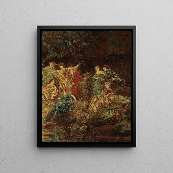 Il a célébré le symposium - Adolphe Monticelli — framed artwork on a wall