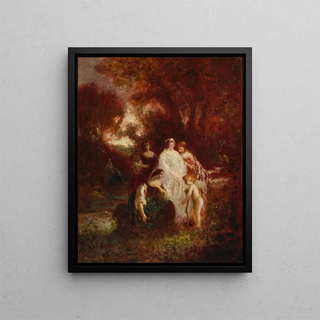 Adolphe Monticelli - Figures in the Woods.webp