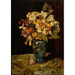Reproduction of the painting Flowers in a blue vase - Adolphe Monticelli
