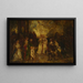 Garden-party painting - Adolphe Monticelli — framed artwork on a wall