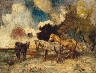 Adolphe Monticelli - Les trois chevaux.webp