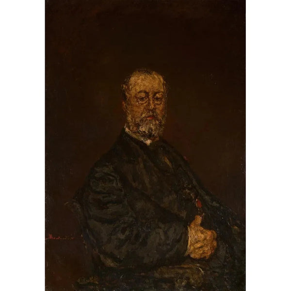 Portret van Meneer Rouland - Adolphe Monticelli — ingelijst kunstwerk aan de muur