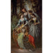 L'Impératrice Eugénie et ses suivantes - Adolphe Monticelli — artwork view