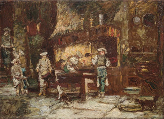 Adolphe Monticelli - The Kitchen of the Rtisserie des Deux Paons.webp