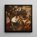 Aanbidding der herders - Lorenzo De Ferrari — ingelijst kunstwerk aan de muur