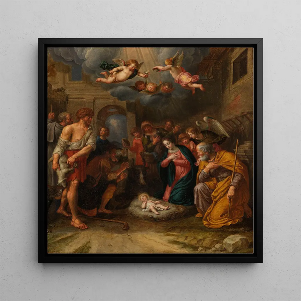 Adoration des bergers - Peter van Lint