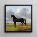 Adriaan van der Hoops Trotter De Vlugge dans un pré - Anthony Oberman — framed artwork on a wall