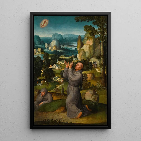 Reproduction of the painting The Stigmatization of Saint Francis - Adriaen Isenbrandt