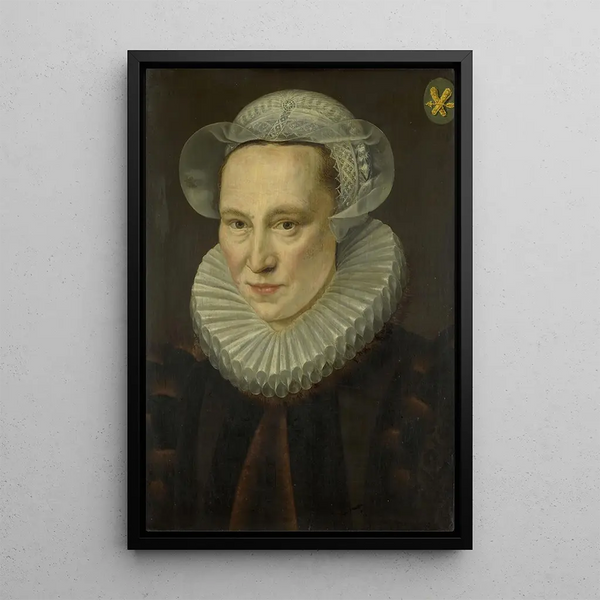 Reproduction of the painting Portrait of Grietje Pietersdr Codde - Adriaen Thomasz Key
