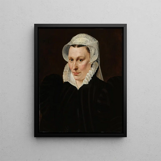 Adriaen Thomasz Key - Portret van Magdalena Plantin.webp