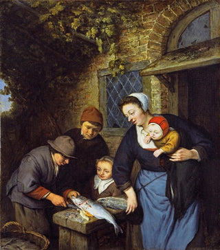 Adriaen van Ostade - Buying Fish.webp