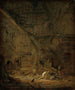 Binnenkant van een schuur - Adriaen van Ostade — weergave van het kunstwerk