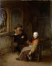 Interior of a chalet - Adriaen van Ostade — artwork view