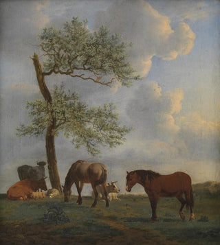 Adriaen van de Velde - Pasture with Horses and Cattle.webp