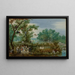 van een vrolijk gezelschap in een wieg - Adriaen van de Venne — ingelijst kunstwerk aan de muur