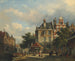 Een Nederlandse Straatscène - Adrianus Eversen — weergave van het kunstwerk