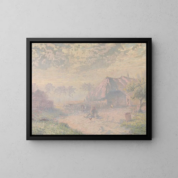 Early Morning - Adrien Joseph Heymans — framed artwork on a wall