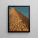 De Grote Piramide van Gizeh - Adrien Dauzats — ingelijst kunstwerk aan de muur