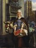 Naar de markt gaan - Adrien Joseph Verhoeven Ball — weergave van het kunstwerk