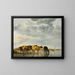 Koeien in een rivier - Aelbert Cuyp — ingelijst kunstwerk aan de muur