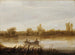 Landschap met rivier en vissers in een boot - Aelbert Cuyp — weergave van het kunstwerk