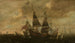 Zeeslag - Aert Anthonisz — weergave van het kunstwerk