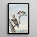 Twee vogels een grote-bek Coccothraustes coccothraustes en een vink van het noorden Fringilla montifringilla - Aert Schouman — ingelijst kunstwerk aan de muur