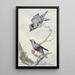 Reproductie van het schilderij Twee vogels een blauwe gaai en een paarse borst cotinga - Aert Schouman