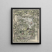 Vogelvolière met veertien vogels - Aert Schouman — ingelijst kunstwerk aan de muur