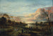 Landschap bij zonsondergang - Aert van der Neer — weergave van het kunstwerk