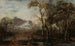 Bosrijk landschap met jager - Aert van der Neer — weergave van het kunstwerk