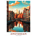 Autumn Amsterdam Poster