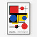 Poster Bauhaus - Geometrische Kleuren Vormen