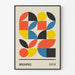 Poster Bauhaus - Meerkleurig geometrisch motief