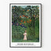 Poster - Vrouw wandelend in een exotisch bos - Henri Rousseau