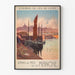 Poster Granville vintage – Bains de mer de la Manche