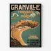 Poster Granville vintage – La Monaco du Nord et centre balnéaire