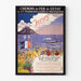 Poster Jersey vintage – Maritieme overtochten naar de Anglo-Normandische eilanden