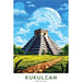 Poster Kukulcan Mexico Vintage