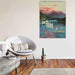 Poster Le Lac d'Annecy, Paris-Lyon-Méditerranée par Frédéric Hugo d'Alési Vintage — gepresenteerd in een interieur