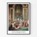 Poster Het Huwelijk van Napoleon Bonaparte door Jacques-Louis David