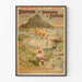 Poster Mont-Saint-Michel vintage – Excursies in Normandië en Bretagne