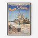 Poster Mont-Saint-Michel vintage – Panoramisch uitzicht en begeleide tour