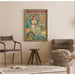 Poster Monte-Carlo Vintage door Alphonse Mucha — weergave van het kunstwerk