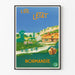 Poster Normandie vintage – L’été... l’État (jaren 1930)