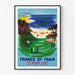 Poster Baskenland Vintage — wandpresentatie van het kunstwerk